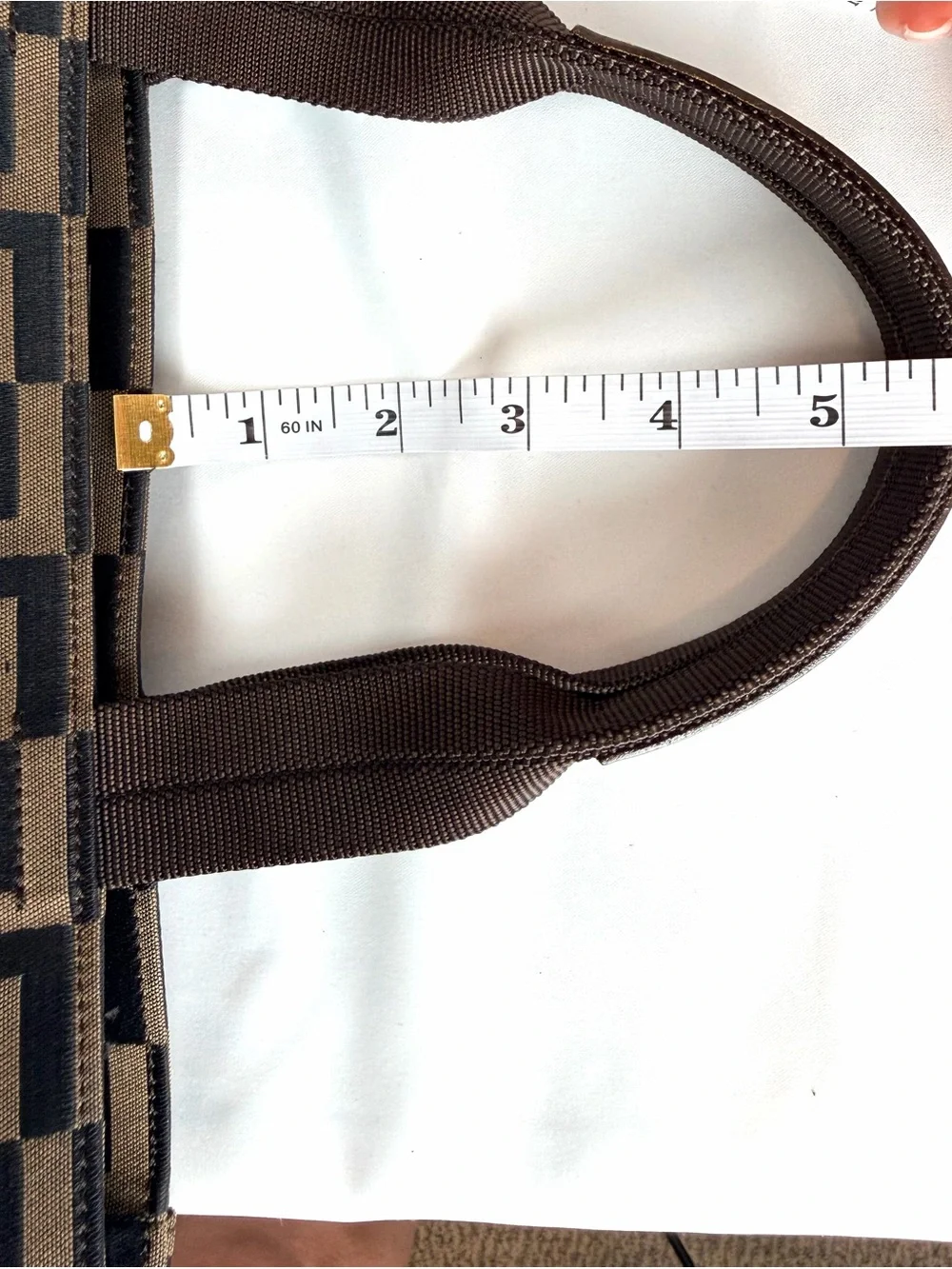 Givenchy Maroquinerie Brown Jacquard Monogram Tote Bag Canvas Vintage Handbag